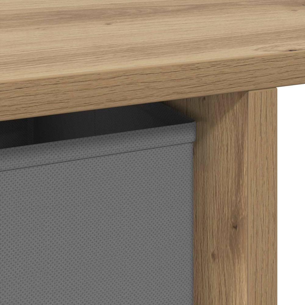 Produktbild för Skrivbord med låda Artisan Ek 100 x 40 x 75 cm Konstruerat trä