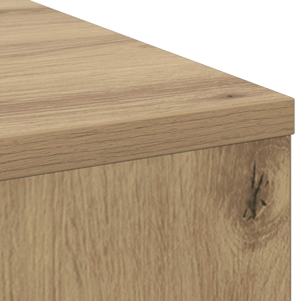 Produktbild för Skrivbord med låda Artisan Ek 100 x 40 x 75 cm Konstruerat trä