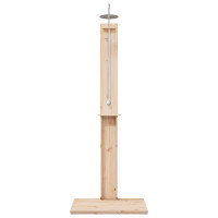 Produktbild för Utomhus Dusch 206 cm Massivt tallträ och rostfritt stål