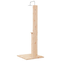 Produktbild för Utomhus Dusch 206 cm Massivt tallträ och rostfritt stål