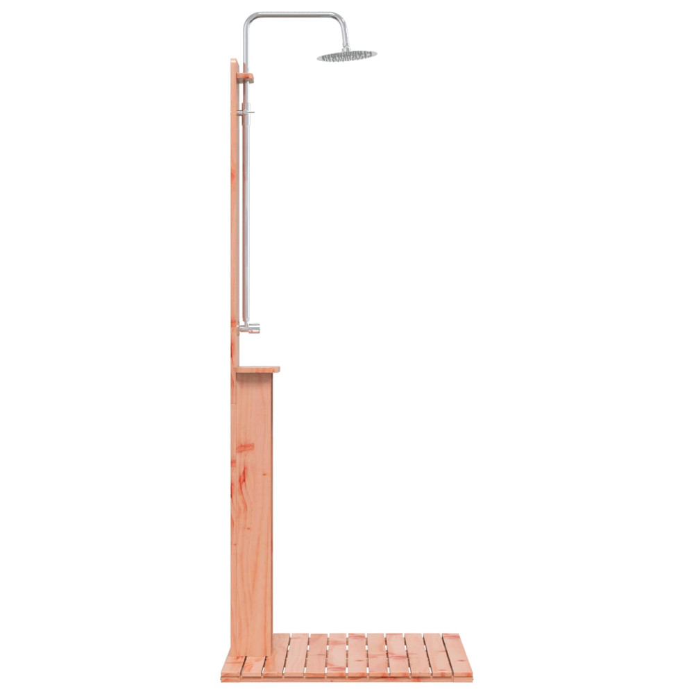 Produktbild för Utomhus Dusch 206 cm Massivt Douglas trä och rostfritt stål