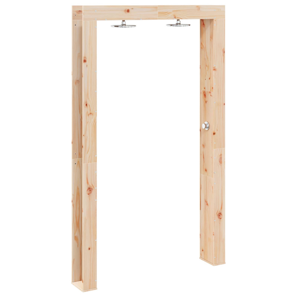 Produktbild för Utomhus Dusch 226 cm Massivt tallträ och rostfritt stål