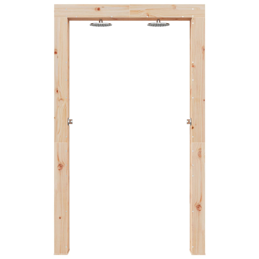 Produktbild för Utomhus Dusch 226 cm Massivt tallträ och rostfritt stål