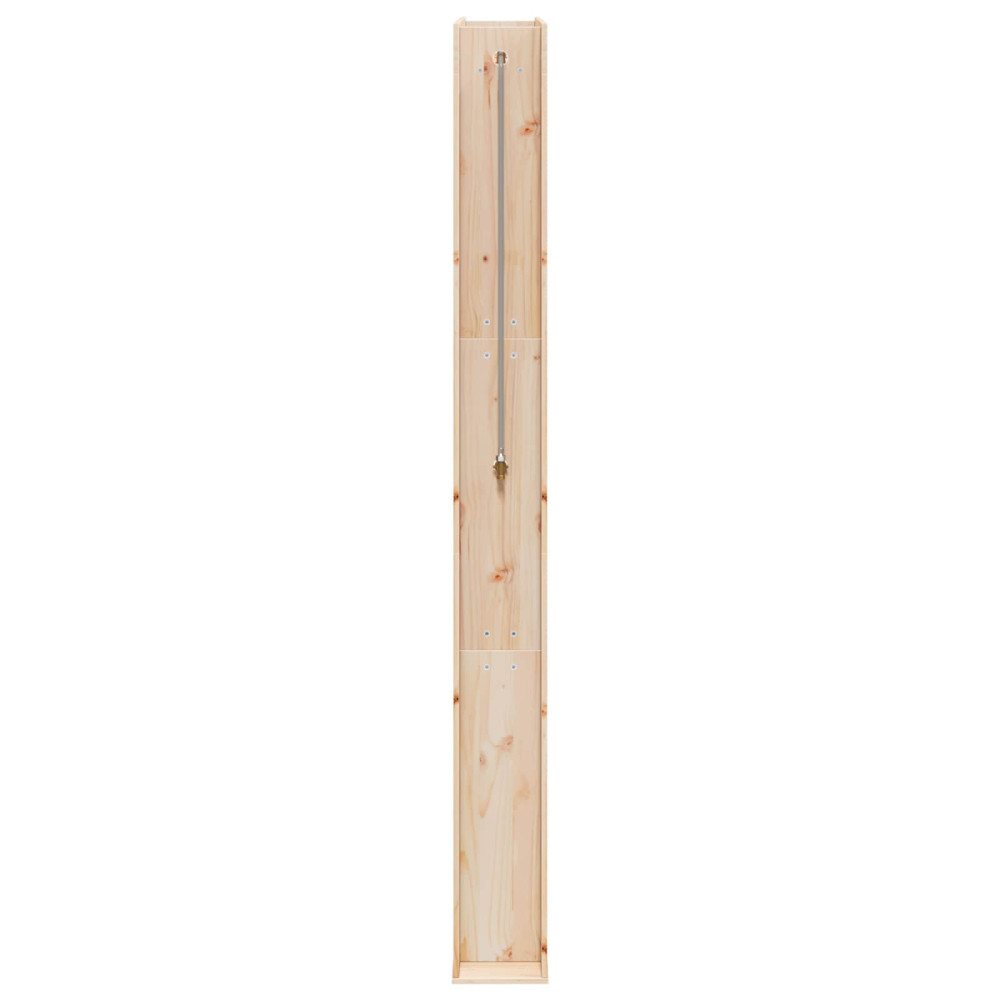 Produktbild för Utomhus Dusch 226 cm Massivt tallträ och rostfritt stål
