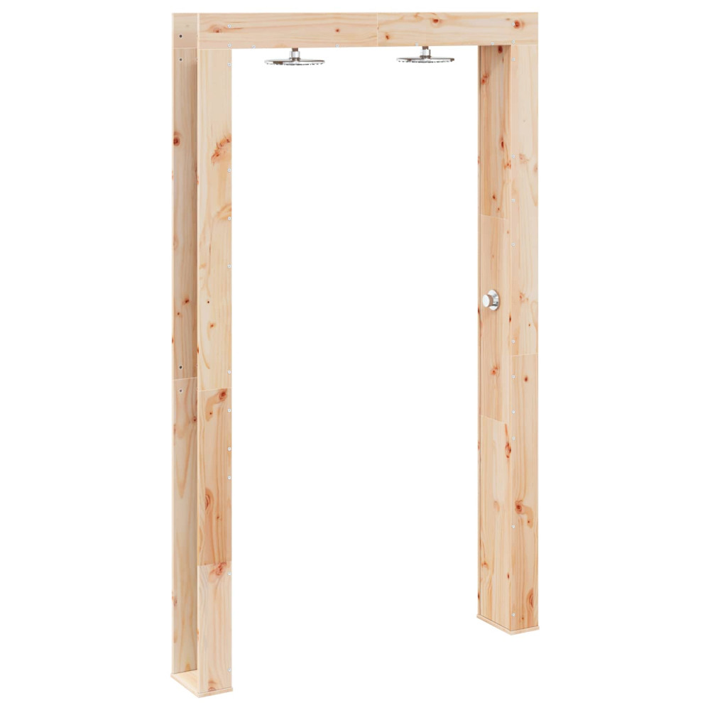 Produktbild för Utomhus Dusch 226 cm Massivt tallträ och rostfritt stål