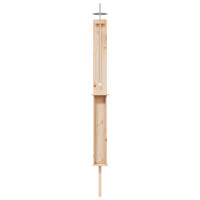 Produktbild för Utomhus Dusch 246 cm Massivt tallträ och rostfritt stål