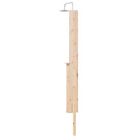 Produktbild för Utomhus Dusch 246 cm Massivt tallträ och rostfritt stål