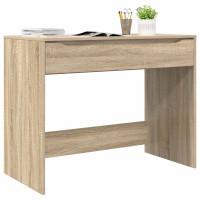 Produktbild för Skrivbord med låda Sonoma-ek 100 x 50 x 78 cm Konstruerat trä