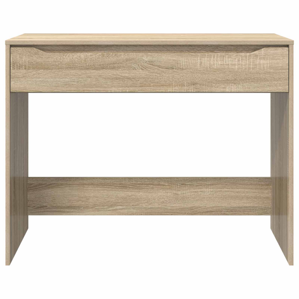 Produktbild för Skrivbord med låda Sonoma-ek 100 x 50 x 78 cm Konstruerat trä