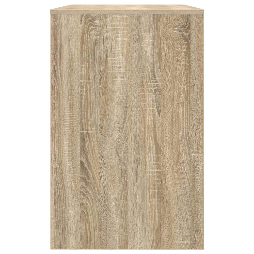 Produktbild för Skrivbord med låda Sonoma-ek 100 x 50 x 78 cm Konstruerat trä