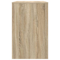 Produktbild för Skrivbord med låda Sonoma-ek 100 x 50 x 78 cm Konstruerat trä