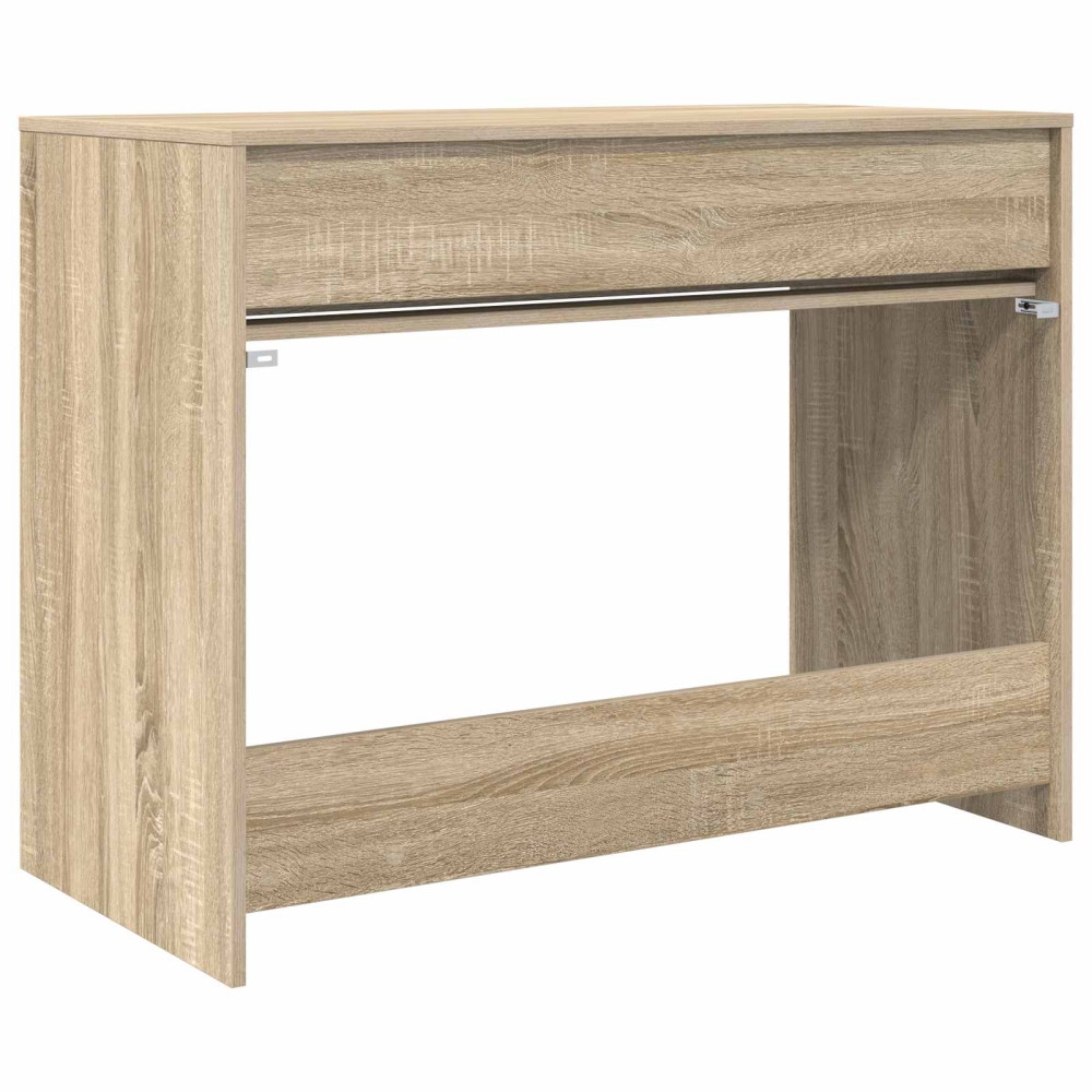 Produktbild för Skrivbord med låda Sonoma-ek 100 x 50 x 78 cm Konstruerat trä