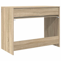 Produktbild för Skrivbord med låda Sonoma-ek 100 x 50 x 78 cm Konstruerat trä