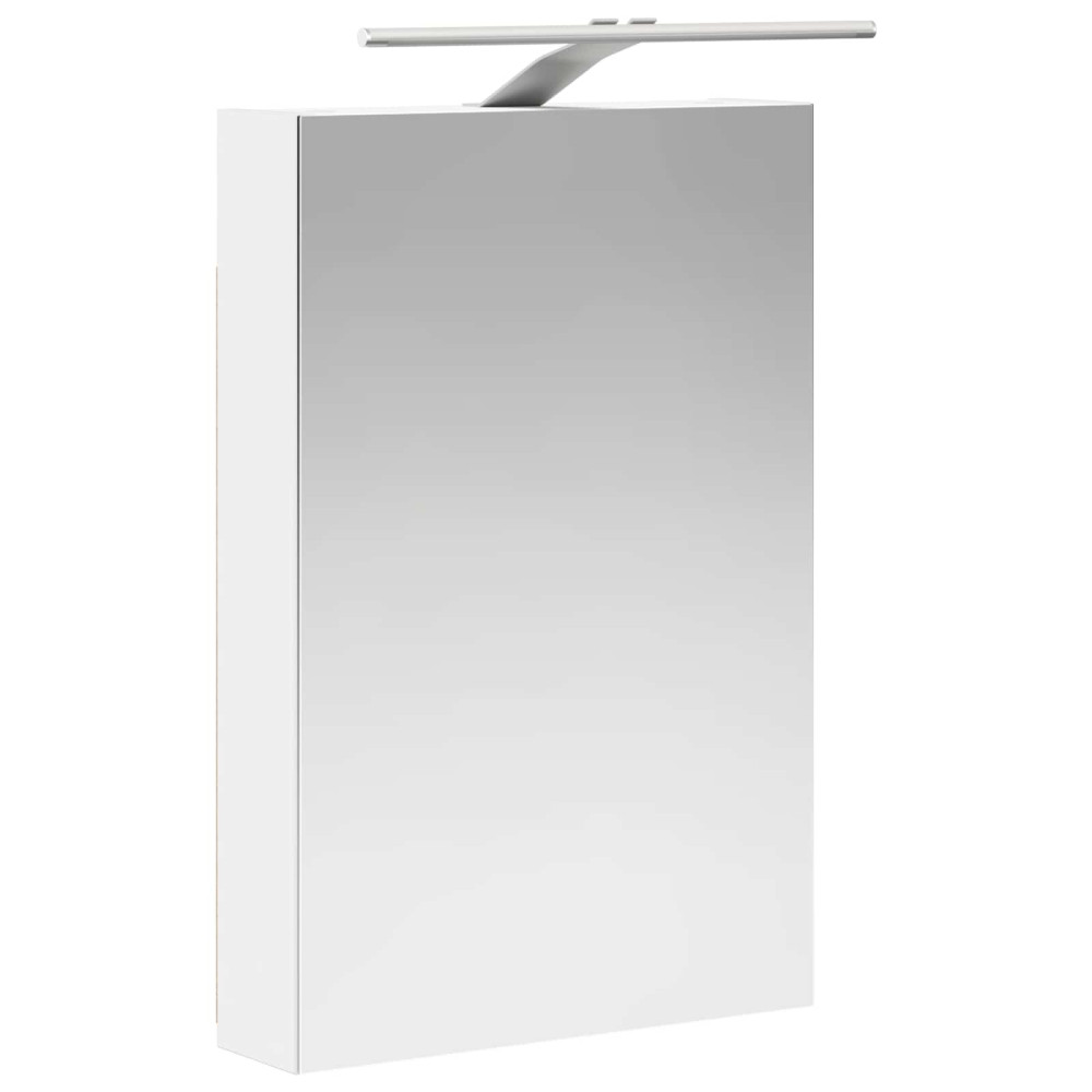 Produktbild för Badrumsspegelskåp Vit 40 x 10,5 x 60,5 cm Konstruerat trä