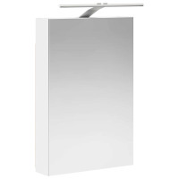 Produktbild för Badrumsspegelskåp Vit 40 x 10,5 x 60,5 cm Konstruerat trä