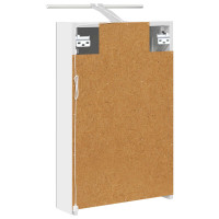 Produktbild för Badrumsspegelskåp Vit 40 x 10,5 x 60,5 cm Konstruerat trä