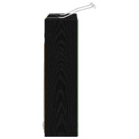 Produktbild för Badrumsspegelskåp Svart Ek 60 x 14,5 x 50 cm Konstruerat trä