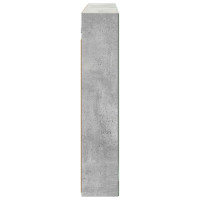Produktbild för Badrumsspegelskåp Betonggrå 100 x 14,5 x 70 cm Konstruerat trä