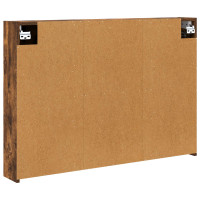 Produktbild för Badrumsspegelskåp Rökt ek 100 x 14,5 x 70 cm Konstruerat trä