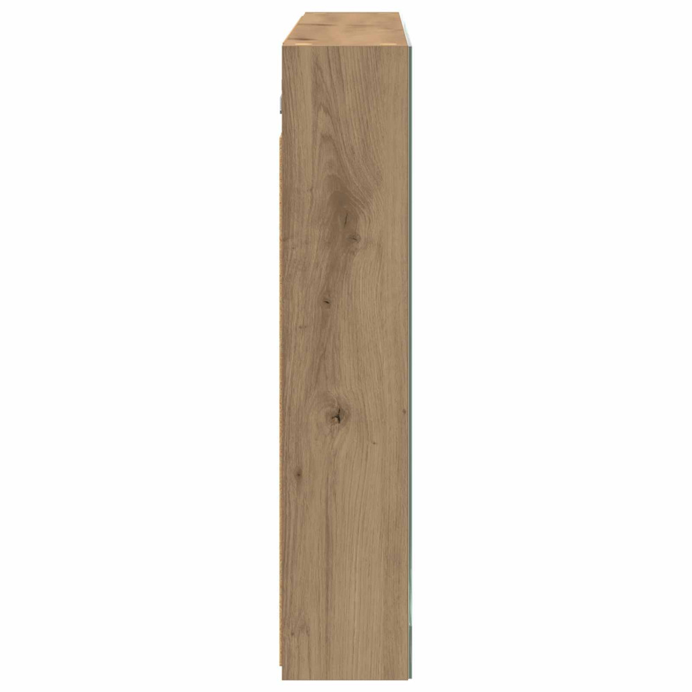 Produktbild för Badrumsspegelskåp Artisan Ek 100 x 14,5 x 70 cm Konstruerat trä