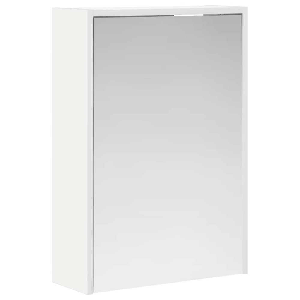 Produktbild för Badrumsspegelskåp Vit 43 x 16 x 62.5 cm Konstruerat trä