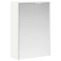 Produktbild för Badrumsspegelskåp Vit 43 x 16 x 62.5 cm Konstruerat trä