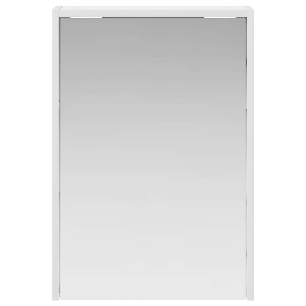 Produktbild för Badrumsspegelskåp Vit 43 x 16 x 62.5 cm Konstruerat trä
