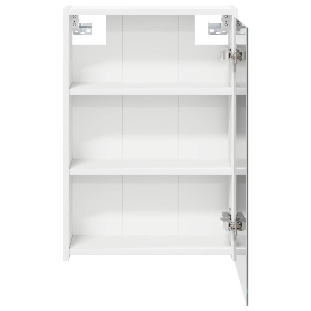 Produktbild för Badrumsspegelskåp Vit 43 x 16 x 62.5 cm Konstruerat trä