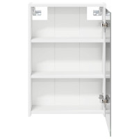 Produktbild för Badrumsspegelskåp Vit 43 x 16 x 62.5 cm Konstruerat trä
