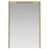 Produktbild för Badrumsspegelskåp Sonoma-ek 43 x 16 x 62.5 cm Konstruerat trä