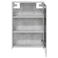 Produktbild för Badrumsspegelskåp Betonggrå 43 x 16 x 62.5 cm Konstruerat trä