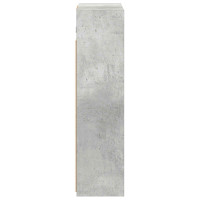 Produktbild för Badrumsspegelskåp Betonggrå 43 x 16 x 62.5 cm Konstruerat trä