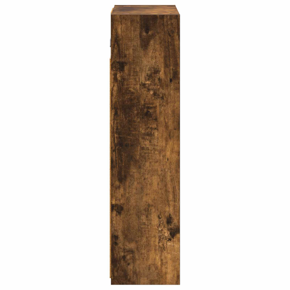 Produktbild för Badrumsspegelskåp Rökt ek 43 x 16 x 62.5 cm Konstruerat trä