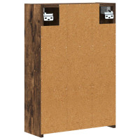 Produktbild för Badrumsspegelskåp Rökt ek 43 x 16 x 62.5 cm Konstruerat trä