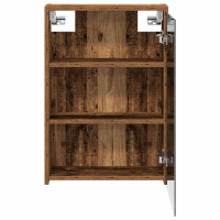 Produktbild för Badrumsspegelskåp Gammalt trä 43 x 16 x 62.5 cm Konstruerat trä