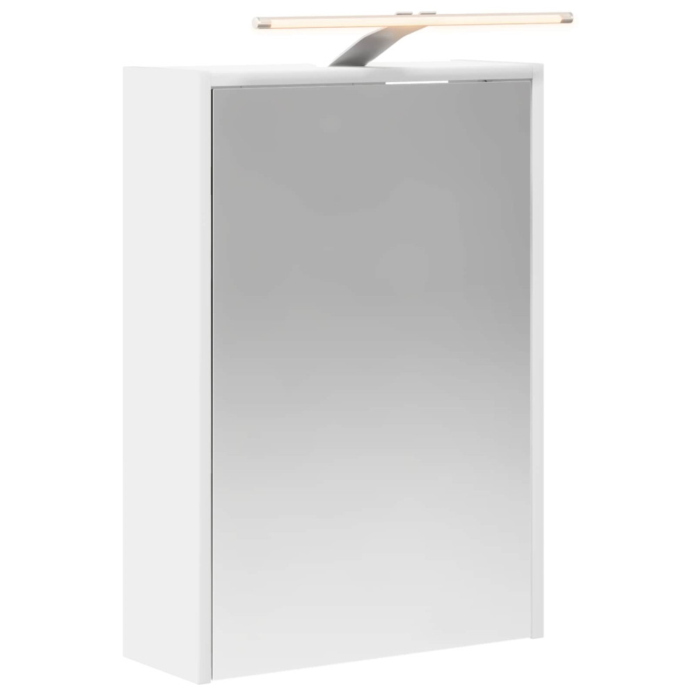 Produktbild för Badrumsspegelskåp Vit 43 x 16 x 62.5 cm Konstruerat trä