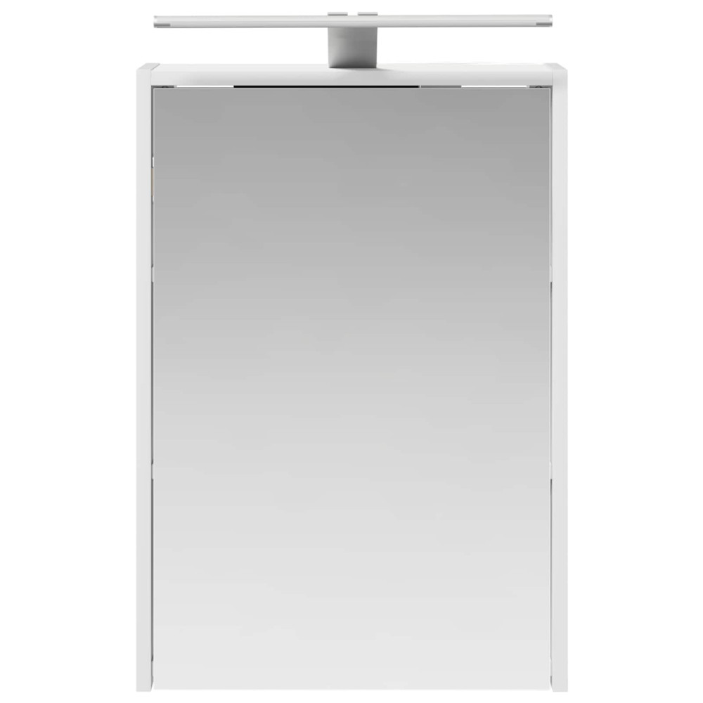 Produktbild för Badrumsspegelskåp Vit 43 x 16 x 62.5 cm Konstruerat trä