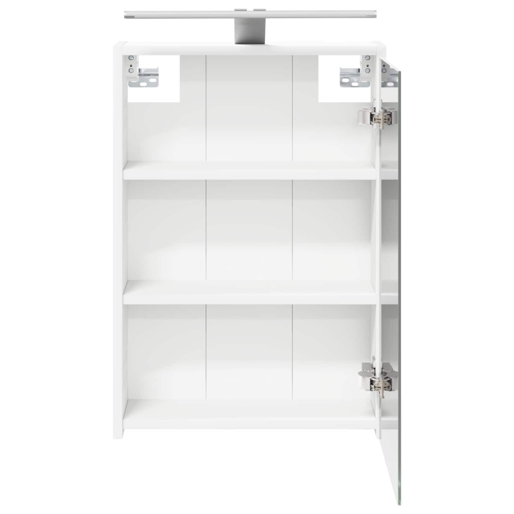 Produktbild för Badrumsspegelskåp Vit 43 x 16 x 62.5 cm Konstruerat trä