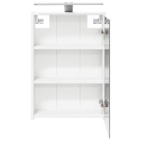 Produktbild för Badrumsspegelskåp Vit 43 x 16 x 62.5 cm Konstruerat trä