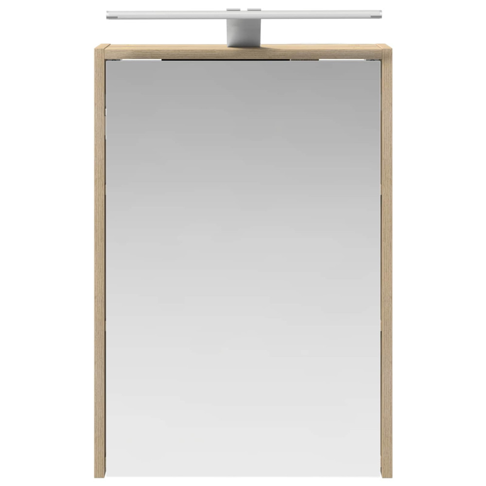 Produktbild för Badrumsspegelskåp Sonoma-ek 43 x 16 x 62.5 cm Konstruerat trä