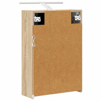 Produktbild för Badrumsspegelskåp Sonoma-ek 43 x 16 x 62.5 cm Konstruerat trä
