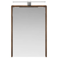 Produktbild för Badrumsspegelskåp Rökt ek 43 x 16 x 62.5 cm Konstruerat trä