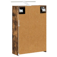 Produktbild för Badrumsspegelskåp Rökt ek 43 x 16 x 62.5 cm Konstruerat trä
