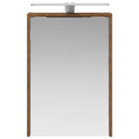 Produktbild för Badrumsspegelskåp Gammalt trä 43 x 16 x 62.5 cm Konstruerat trä