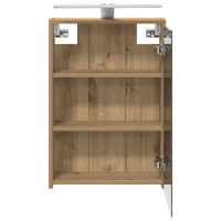 Produktbild för Badrumsspegelskåp Artisan Ek 43 x 16 x 62.5 cm Konstruerat trä