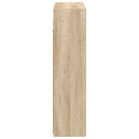 Produktbild för Badrumsspegelskåp Sonoma-ek 63,5 x 16 x 62,5 cm Konstruerat trä