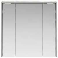 Produktbild för Badrumsspegelskåp Betonggrå 63,5 x 16 x 62,5 cm Konstruerat trä