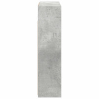 Produktbild för Badrumsspegelskåp Betonggrå 63,5 x 16 x 62,5 cm Konstruerat trä