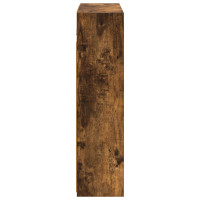 Produktbild för Badrumsspegelskåp Rökt ek 63,5 x 16 x 62,5 cm Konstruerat trä