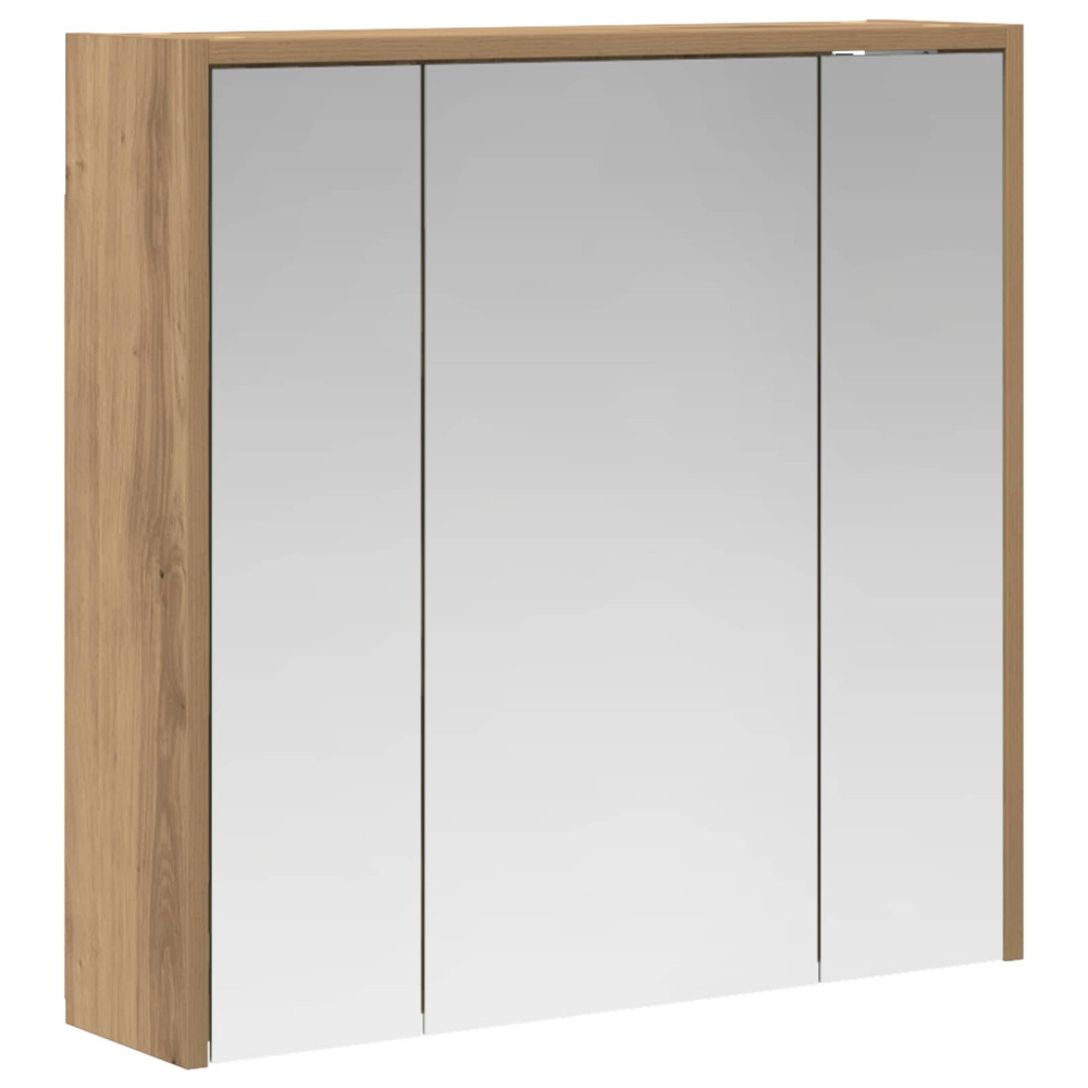 Produktbild för Badrumsspegelskåp Artisan Ek 63,5 x 16 x 62,5 cm